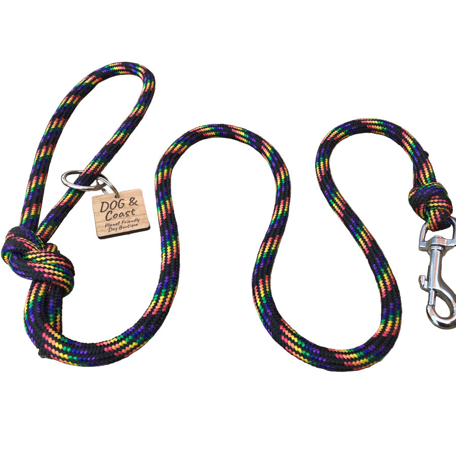 Waterproof Rope Lead Rainbow
