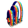 Load image into Gallery viewer, Rainbow Webbing Wide Dog Collar
