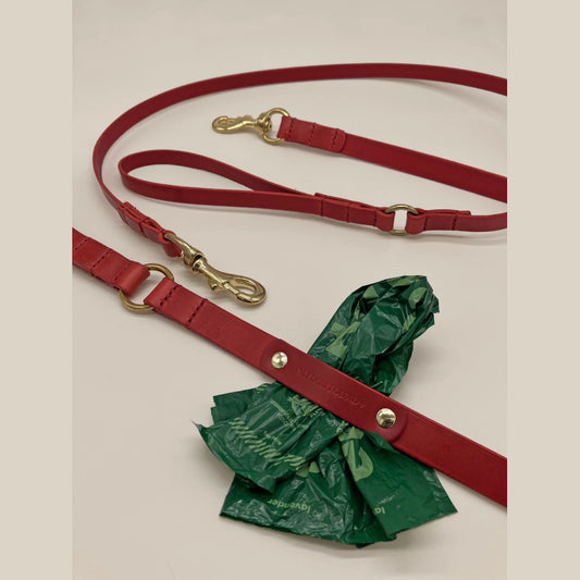 Artisan 03 Dog Lead Red