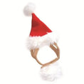 Load image into Gallery viewer, Red Santa hat with white fur trim on a white background
