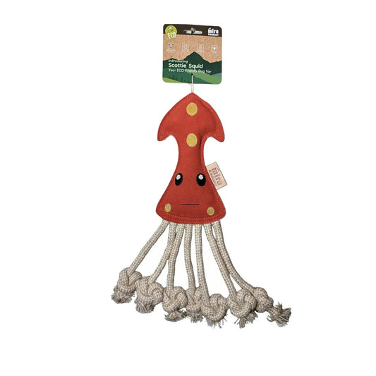 Eco Dog Toy Scottie Squid