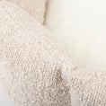 Load image into Gallery viewer, Boucle Cat & Small Dog Bed Ivory
