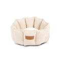 Load image into Gallery viewer, Boucle Cat & Small Dog Bed Ivory
