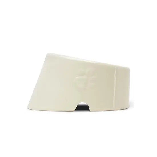 Icon Flat Faced Dog Bowl Cream