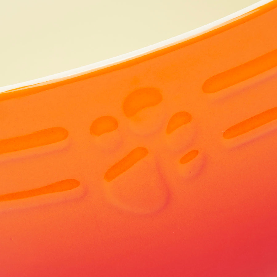 Ombre Food Bowl Orange