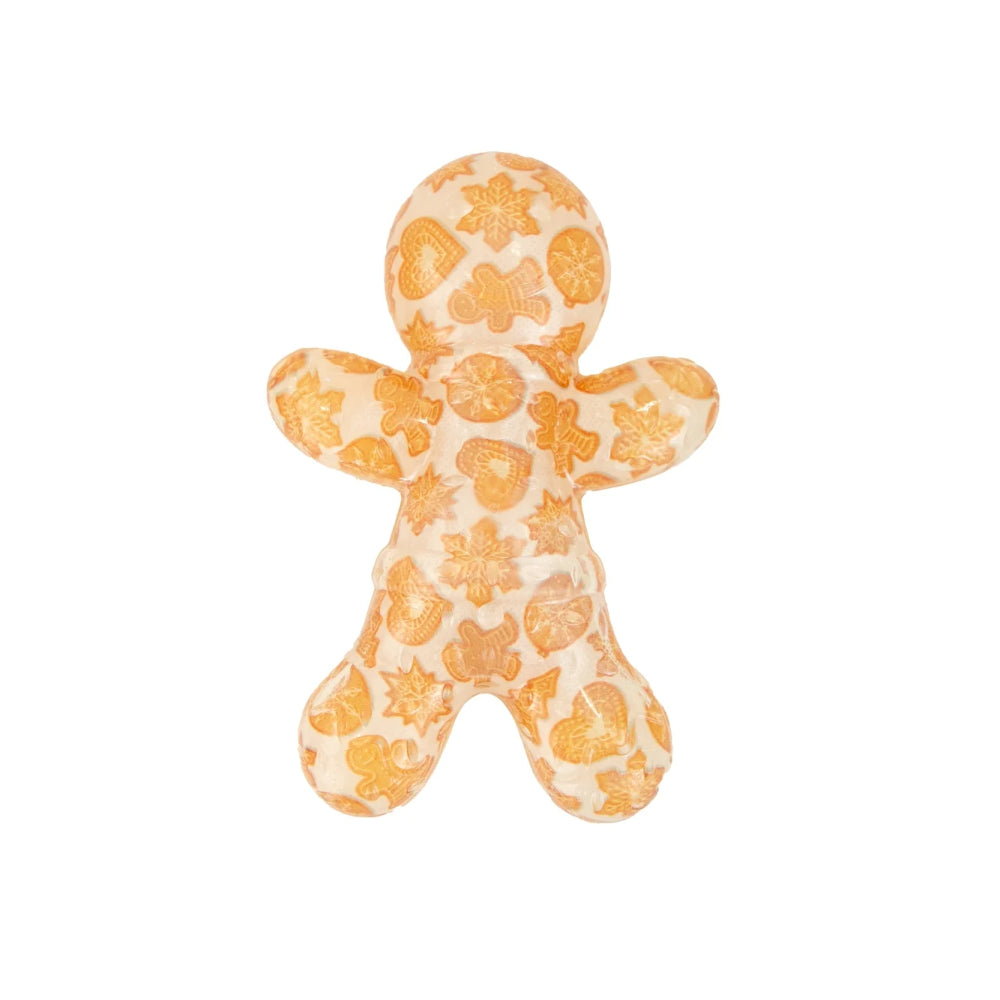 Squeaky Gingerbread Dog Toy