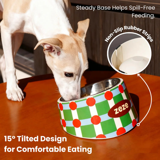 Zeze Stainless Pet Bowl