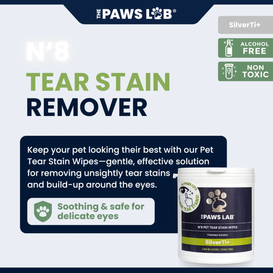 N.8 Pet Tear Stain Wipes