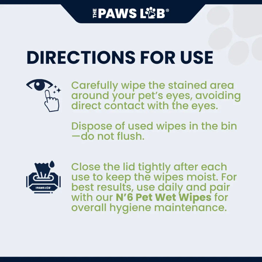 N.8 Pet Tear Stain Wipes