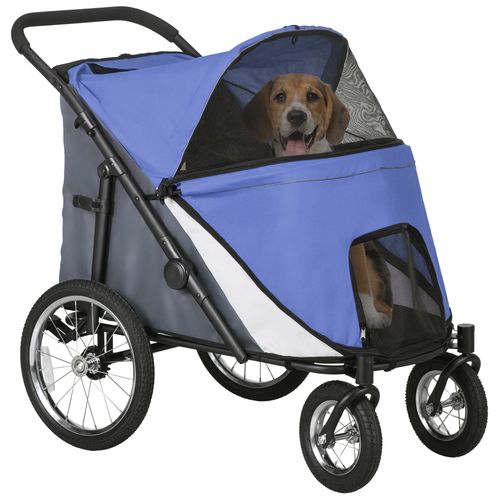 PawHut Foldable Pet Stroller with Cushion