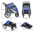 Load image into Gallery viewer, PawHut Foldable Pet Stroller with Cushion
