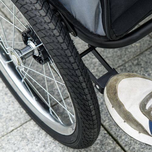 PawHut Foldable Pet Stroller with Cushion