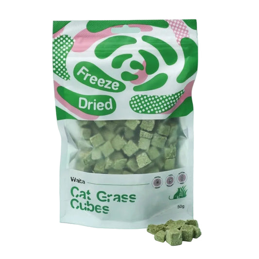 Freeze-Dried Cat Grass Cubes 50g