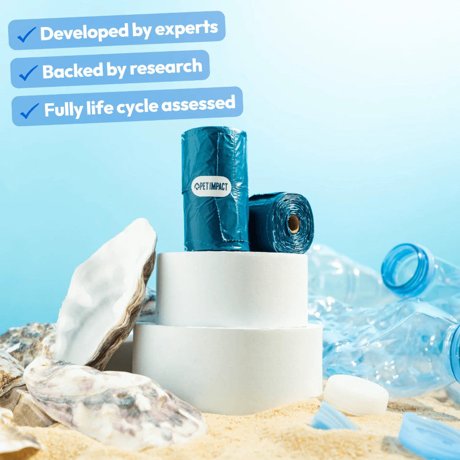 Reseacled Poo Bags (16 Rolls)