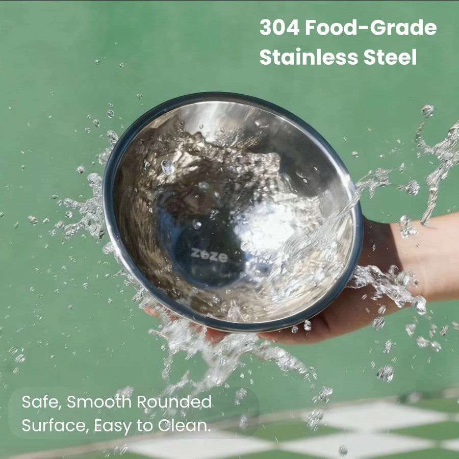 Zeze Stainless Pet Bowl